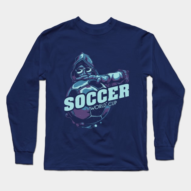 Soccer WC Long Sleeve T-Shirt by El-Owl